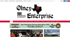 Desktop Screenshot of olneyenterprise.com