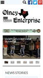 Mobile Screenshot of olneyenterprise.com